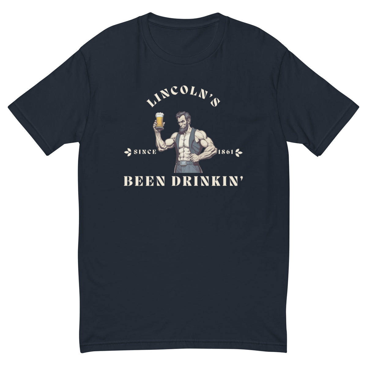 Drink With Abe Short Sleeve T-shirt