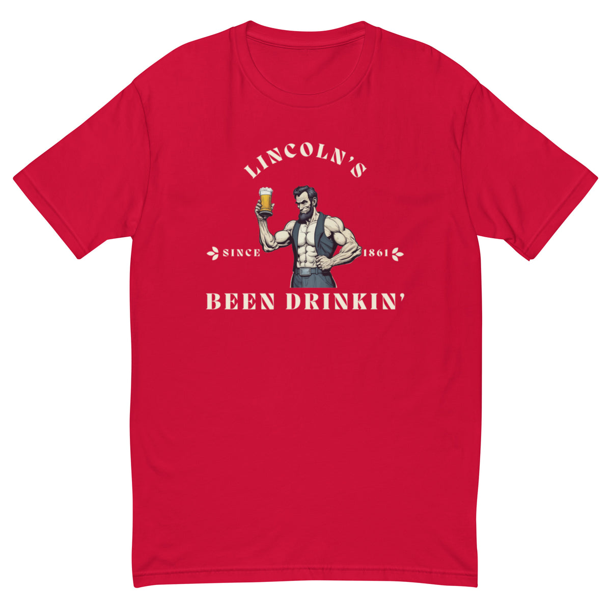 Drink With Abe Short Sleeve T-shirt