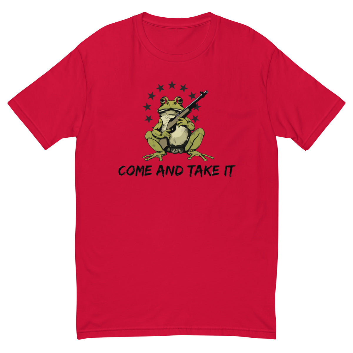 Come Take It American Frog Short Sleeve T-shirt