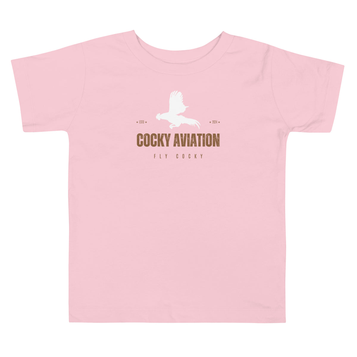 Cocky Aviation Toddler Short Sleeve Tee