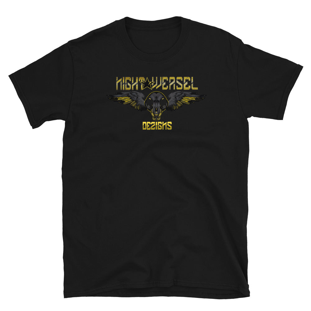 Night Weasel Skull Short-Sleeve Unisex T-Shirt